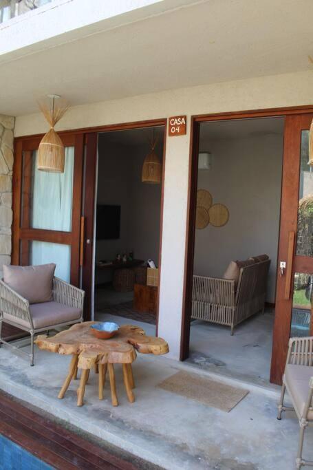 Casa De Luxo Na Praia Do Patacho - Cond. Azulu, Casa 04 Villa Porto de Pedras Luaran gambar